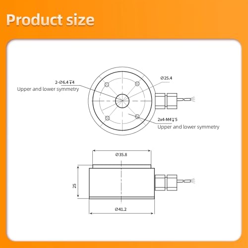 Sensor de carga 50kg con modulo HX711 para bascula electronica de precision 6