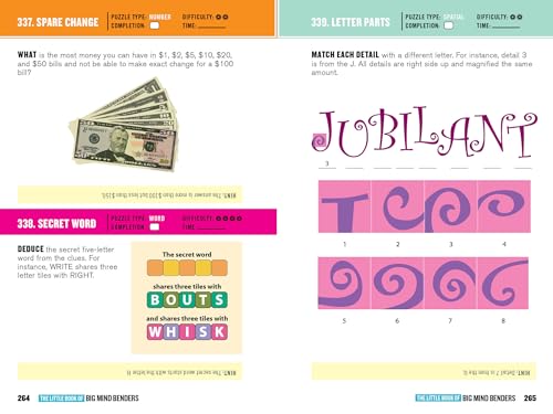 The Little Book of Big Mind Benders: Over 450 Word Puzzles, Number Stumpers, Riddles, Brainteasers, and Visual Conundrums - Image 6