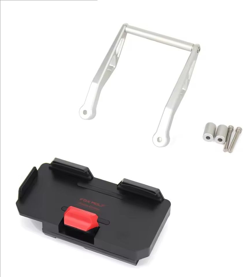 Wireless Charging Phone Holder R1300GS 2023 2024 2025 Motorcycle GPS Navigation Bracket Kit Fits for BMW R 1300 GS Adventure R 1300 GS ADV (Black)