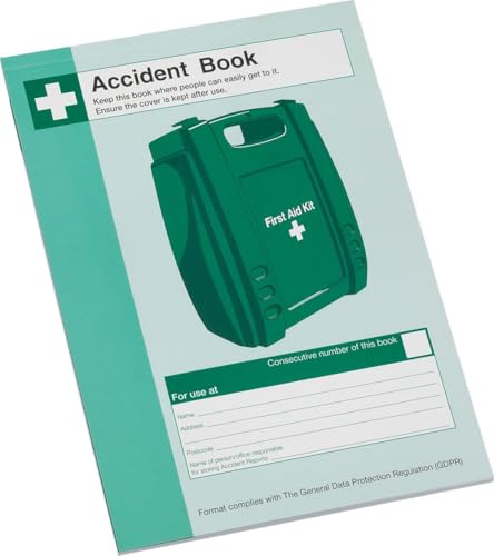 Image of Safety First Aid Accident Book A5