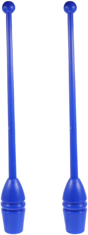 Toddmomy 2pcs Rhythmic Gymnastics Stick Clubs Gymnastics Training Equipment Tool 35cm Length