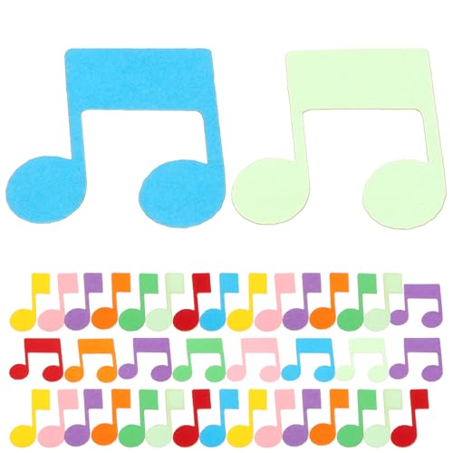 FIXOSHEE 200 Pezzi Coriandoli Musicali Multicolore in Carta Artigianale Decorazioni Sparsi per Feste e Matrimoni Addobbi per Eventi Sala Auto Bar e Club