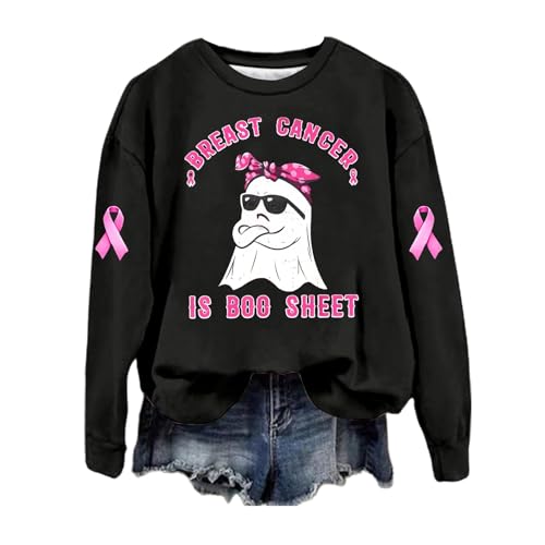 Tee shirt Octobre Rose manches longues pour soutenir ensemble la lutte avec douceur