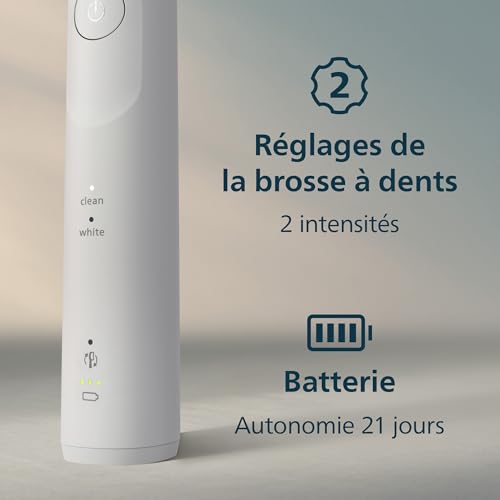 Brosse à dents électrique PHILIPS Sonicare 5500 2 modes Alerte de pression Rechargeable - vue 8