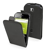 poids: 85 g MUVIT - Muvit étui clapet slim S PU grainé noir pour Wiko Cink