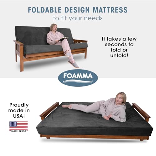 Foamma Memory Foam Futon Mattress Queen thumbnail 4