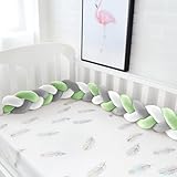 PTKG Handgefertigte ZöPfe für die Hausdekoration Geknotetes Kissen Teppich und Dekoratives PlüSchkissen für Babybett die MüDigkeit Lindern Handgefertigter Deko Kuschelkissen,M21,200CM