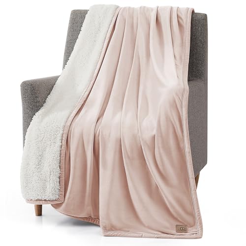 UGG Bliss Throw Blanket Plush Soft Fleece Fluffy Blankets for Bed...