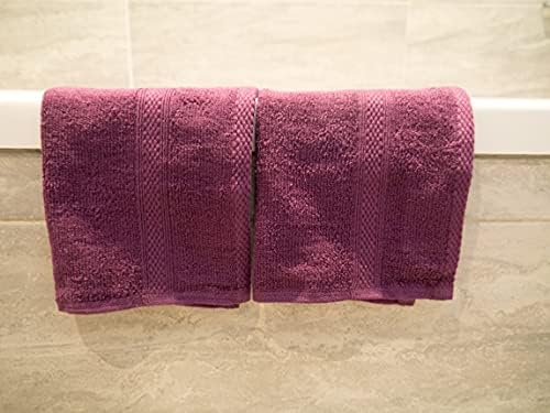 Lex's Linens Pack of 2 100% Combed Cotton Cream Hand Towels