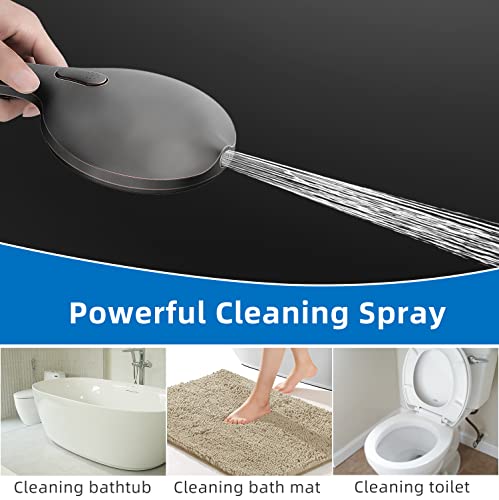 Showerhead With Handheld Spray, Sufuhom 5 Functions Shower Head With 70.8'' Stainless Steel Hose And Abs Bracket, Oil Rubbed Bronze #TOP2