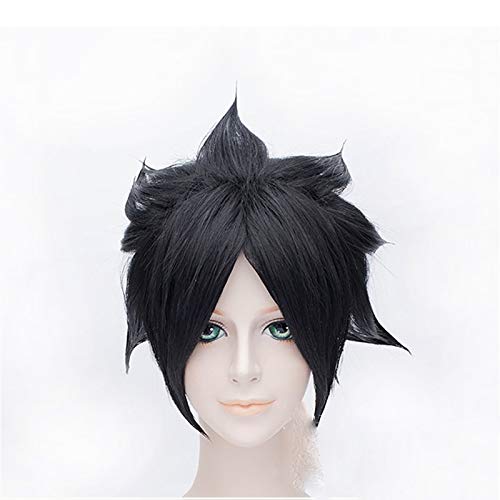 Amazon.co.jp: アニメナルトうちはサスケコスプレウィッグ男性高騰黒
