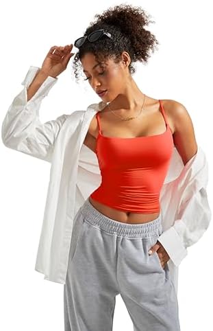 SUUKSESS Women Sexy Square Neck Tank Top Summer Y2K Going Out