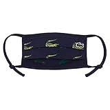 Lacoste Unisex L.12.12 Print Gesichtsmaske - Marineblau/Multi Color - M.