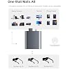 RayNeo HDMI Adapter for iPhone 14 & Earlier with Lightning/HDMI Devices, Built-in Battery & Charge and Play, Supports 1080P@120Hz, 4K@30Hz Video - for Air 3/Air 2 Series AR Glasses(Not Support HDR10)