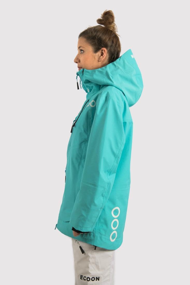 ECOEXPLORER Chaqueta de Esqui Mujer Turquesa
