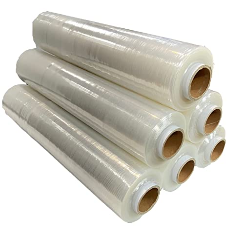 G4GADGET Heavy Duty Pallet Wrap 400mm x 150m | Strong Cling Film for Packaging Moving & Storage | Tear Resistant Waterproof & Moisture Proof Shrink Wrap Rolls