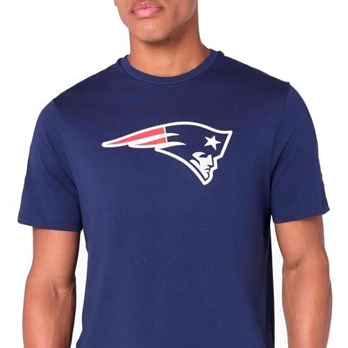 New Era New England Patriots NFL Team Logo Blau T-Shirt - L