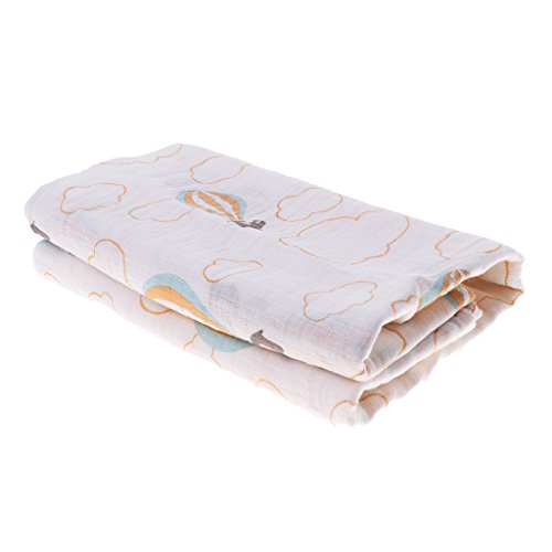 Couverture bébé mousseline éléphant ballon, le premier cocon de douceur - 2