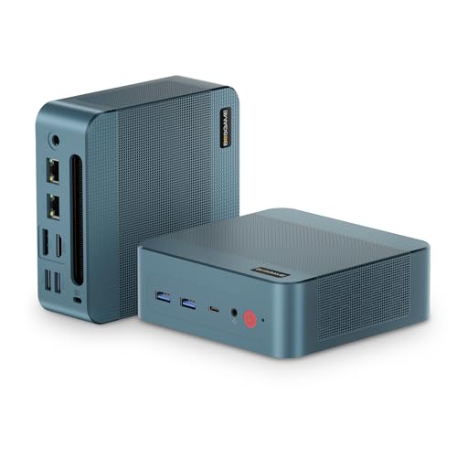 Image of BOSGAME P2 Plus Mini PC, 12th Intel i7-12700H (up to 4.7GHz), 32GB DDR5 512GB PCIe SSD Mini Computers with HDMI+DP+USB4 Support Wi-Fi6E BT5.2, Dual LAN Mini PC