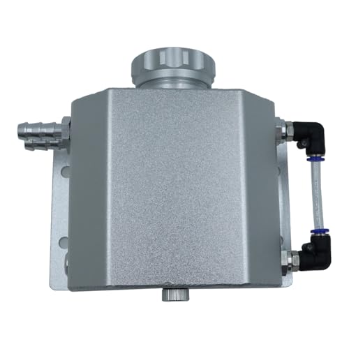 Récupérateur d'huile universel 1L en aluminium poli pour reniflard