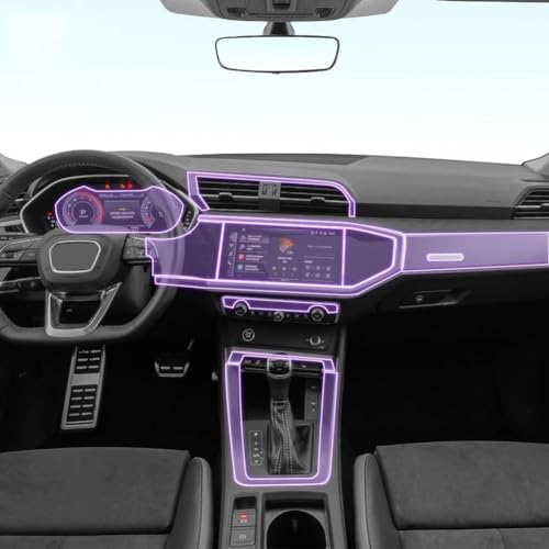 Film protection TPU Audi Q3 accessoire intérieur console