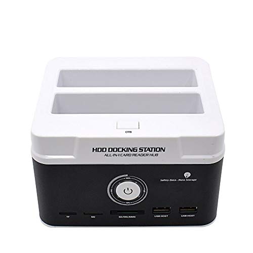 Festplatte HDD-Kartenleser Externe All in One HD Dock Docking Station USB Dual IDE SATA Box 2.5 3.5 Gehäuse Fall