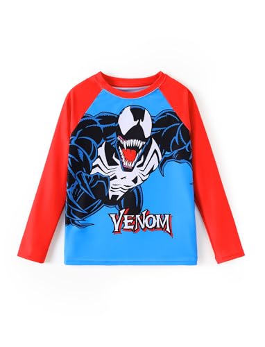 Image of Disney Marvel Spiderman Stitch Rash Guard Shirts Minnie Ariel UPF50+Swim Shirt Boy /Girl Surf Swim Suit Top Kid Swimwear 2-14Y