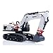 TOUCAN RC HOBBY US in Stock 1/14 HUINA RC Excavator Model 1594 Radio Light Sound Grab Grapple Hammer Battery Adult 14+
