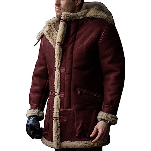 Chaqueta de invierno con capucha para hombre miniatura 1