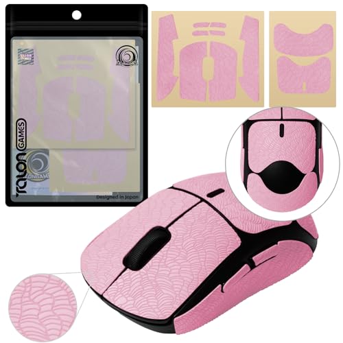 Cinta de agarre antideslizante TALONGAMES rosa para mouse Logitech G PRO inalámbrico