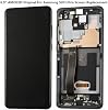 Pantalla AMOLED original de 6.9" para Samsung Galaxy S20 Ultra Display Touch Screen Digitizer Assembly S20ultra 5G SM-G988U SM-G988U1 SM-G988W SM-G988B LCD Screen Replacement (con marco negro + cubierta trasera + herramientas) 8