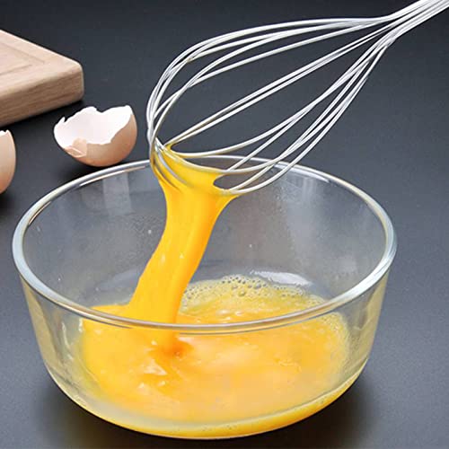 304 frullino per Uova Manuale in Acciaio Inox da Cucina per Uso Domestico Crema per Uova per Inviare Strumenti di Cottura Piccolo Bastoncino per mescolare
