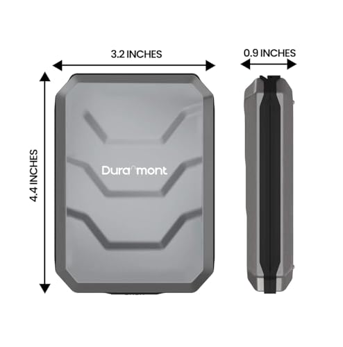 Duramont Metal Wallets for Men - Slim RFID Blocking Proof Wallet for Men, Minimalist Cash Strap, Scratch Resistant, Credit Card Holder, Easily Removable Money & Cards, Aluminium Ridge Wallets For Men4