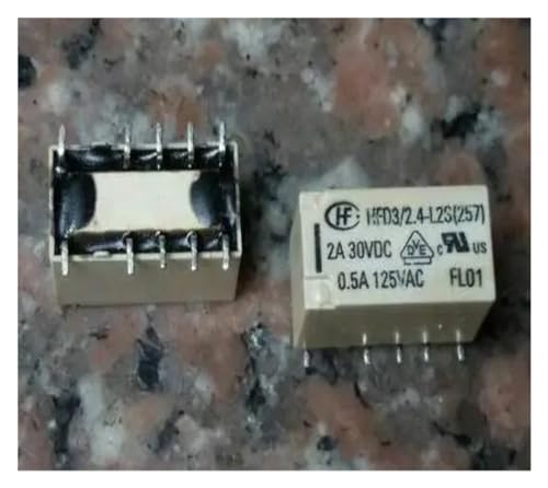 Relais HFD3 2.4-L2S commutateur bistable 10 broches TX2-L2-2A