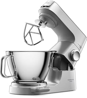 Kenwood KVL85.704SI Titaniu Chef Baker XL Impastatrice Planetaria con Ciotola da 5L e 7L, Fruste per impstare e Accessorio Frullatore, Robot da Cucina, Tritacarne e mini Tritatutto