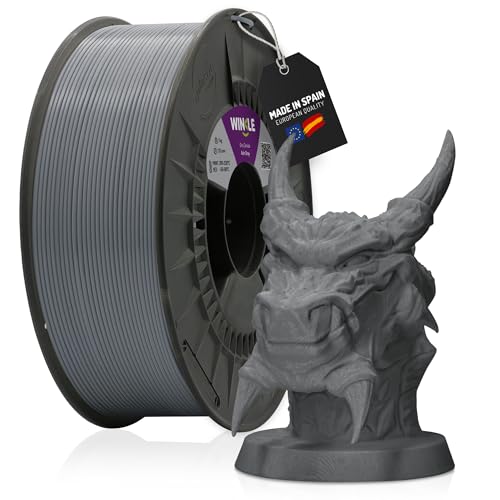 Winkle PLA PRO Filament 1.75 mm Ash Grey | 1 kg Spool | High Dimensional Precision for 3D Printing | Superior Mechanical