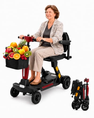 Image of Lightweight Folding Mobility Scooter for Adults & Seniors