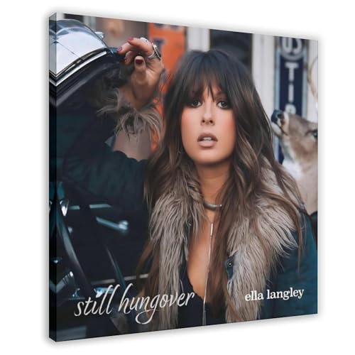 SMART COLOR Ella Langley - Fan Art (10) Canvas Poster Wall Art Decor Print Picture Paintings for Living Room Bedroom Decoration 16x16inch(40x40cm)
