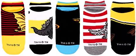 Godzilla 5 Pair Pack Lowcut Socks - Fits Ladies Shoe Size 4-10 (5 Pair) image 5