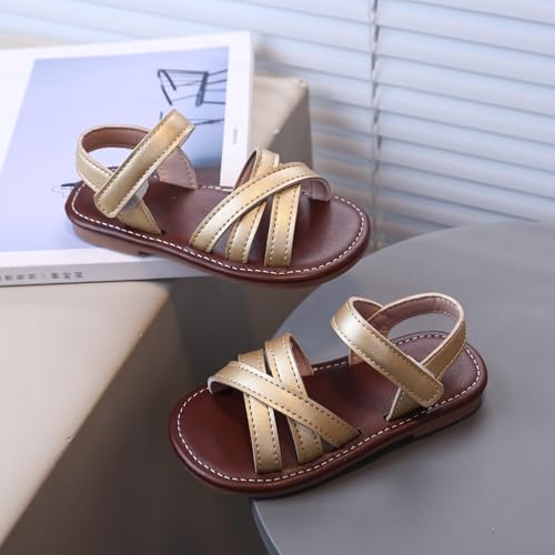 IWIHMIV Toddler Girls Dress Sandals Kids Lightweight Athletic Soft Bottom Sandals Summer Walking Beach Shoes2