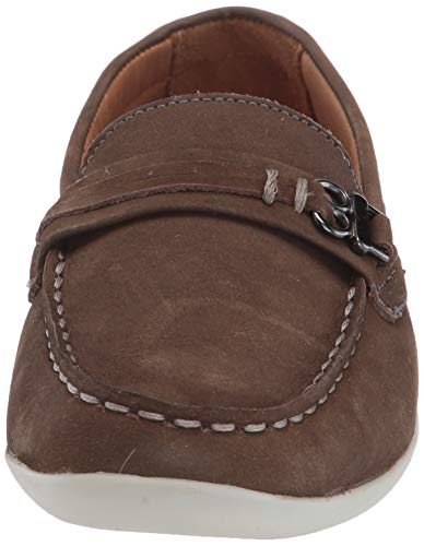 Driver Club USA Unisex-Child Boys/Girls Leather Fashion Luxury Driving Loafer with Rope Anchor Detail2