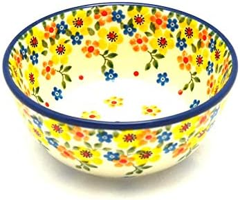 Polish Pottery Bowl - Ice Cream/Dessert - Buttercup