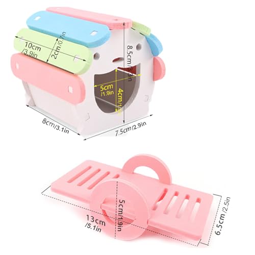 Brinquedos de porquinho-da-índia para hamster – Conjunto de atividades divertidas para hamster – Sup