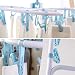 yyuezhi Tendedero Plegable de Plástico 20 Clips Tendedero Colgante de Plástico con...