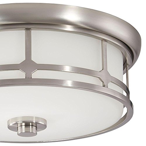 Home Decorators Collection 14 In. Brushed Nickel Led Flushmount #TOP5