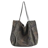 H？rte: weich Tamkyo Fashion Camouflage Casual Einfache Damenhandtasche Gro？E Kapazit？T Travel Denim Umh？Ngetasche Einkaufstasche GrüN