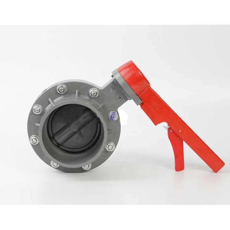 Vanne Papillon Pvc, Vanne À Disque À Emboîtement Dn 110 Mm, Vanne Papillon D'Irrigation Mm, Monobloc En Plastique/Plastic Handle