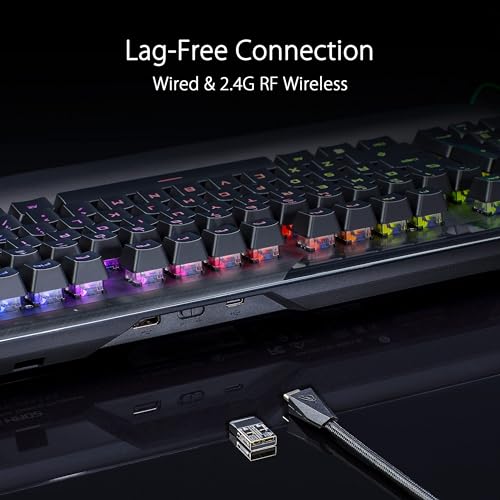 ASUS ROG Claymore II: O Teclado Modular Definitivo para Jogos com ROG RX Switches (ROG Claymore II,