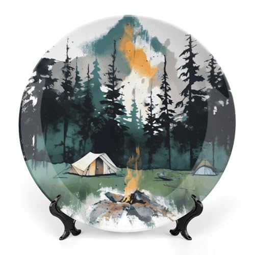 Plato Decorativo de Porcelana 7 pulgadas Wilderness Nature miniatura 1
