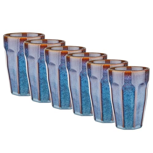 BUTLERS Set 6x Latte Macchiato Tassen 330ml aus Porzellan -BERGAMO-...